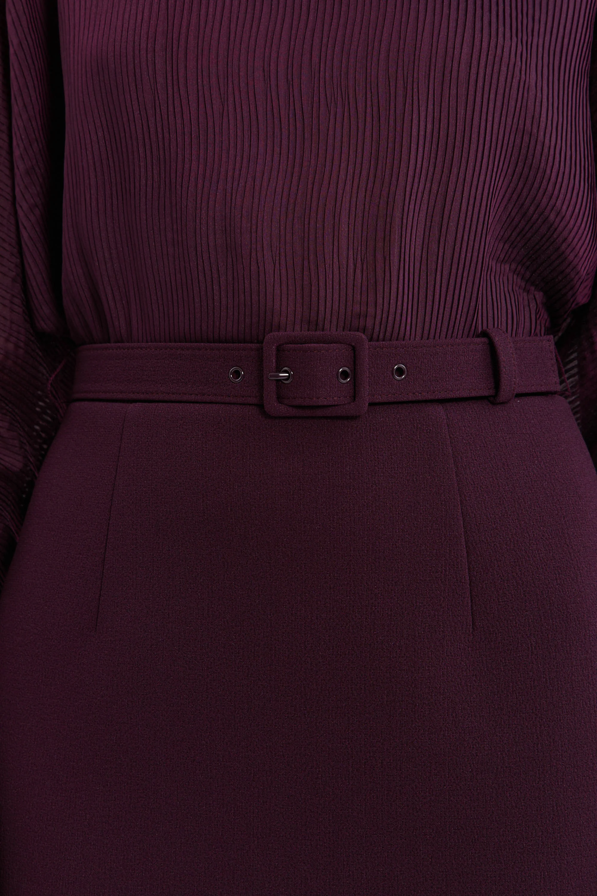 Syrah Pleated Gown - Image 6