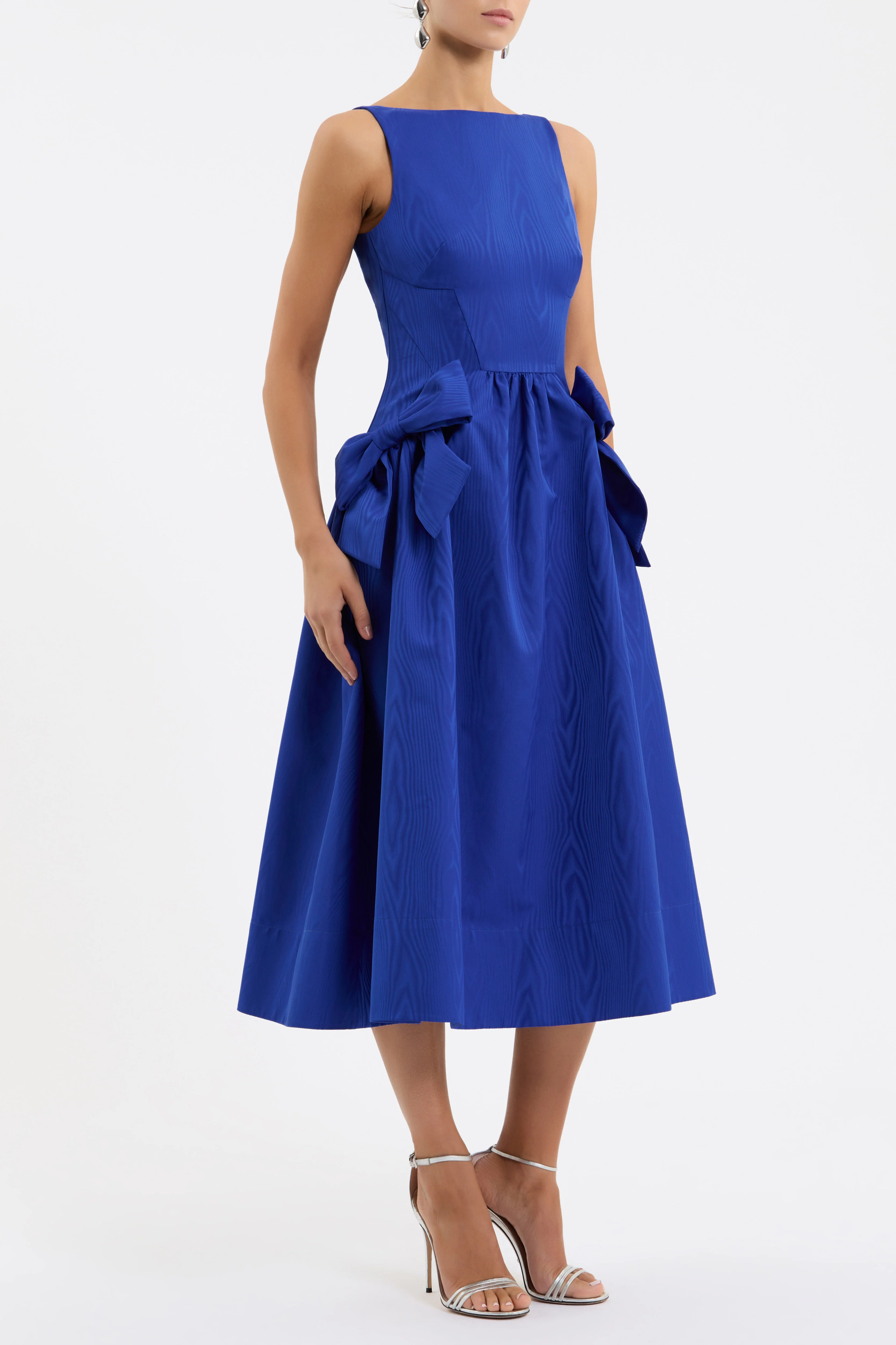 Teles Bow Midi Dress - Image 3