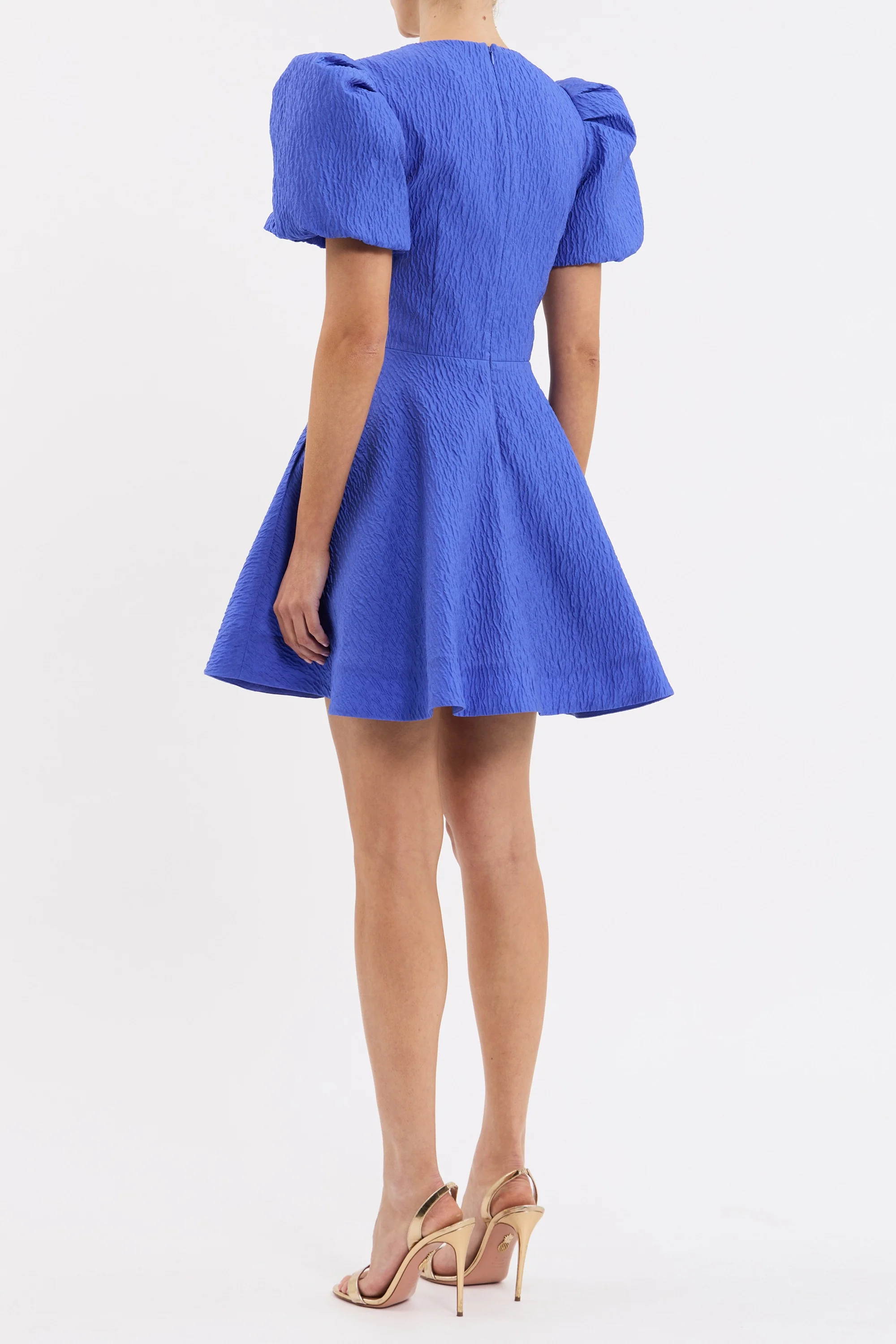 Viola Puff Sleeve Mini Dress - Image 4
