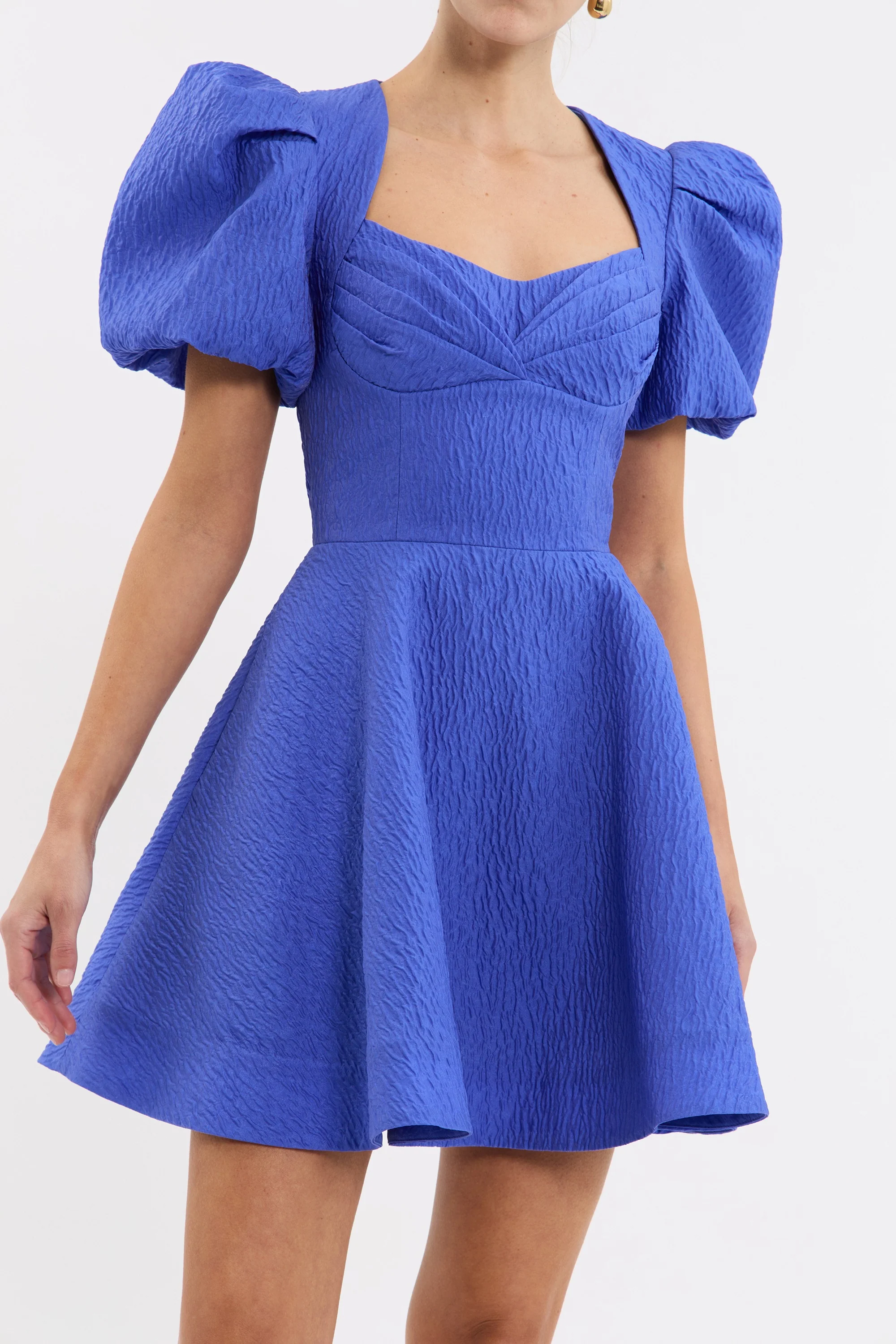 Viola Puff Sleeve Mini Dress - Image 5