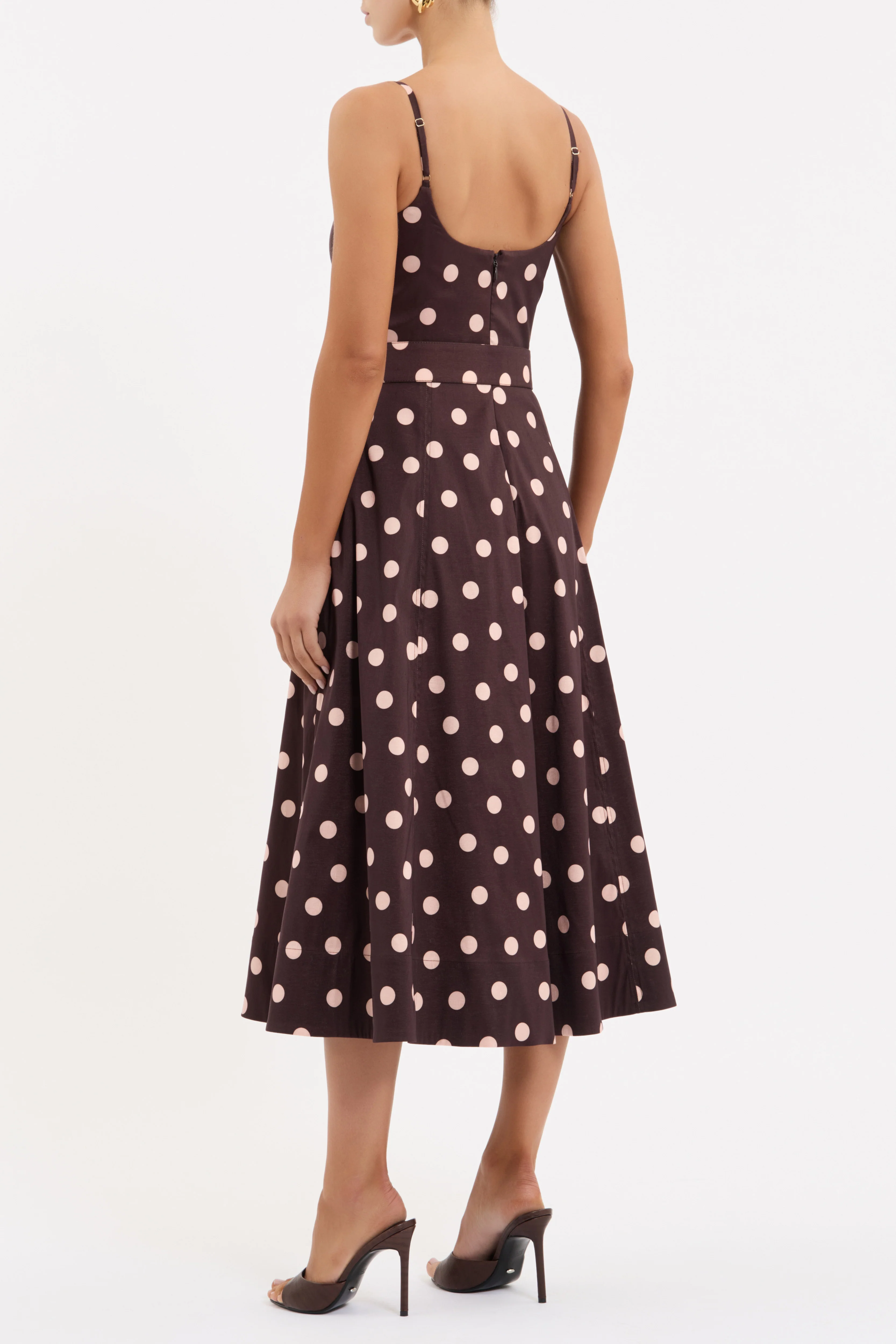Vivianne Strap Midi Dress - Image 4